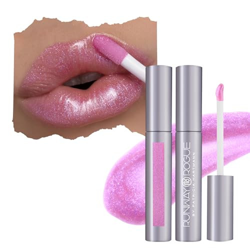 Runway Rogue Classic Lip Gloss, Pale-Purple Sheer Iridescent Hydrating Lip Gloss, ‘Purple Haze’ | Amazon (US)