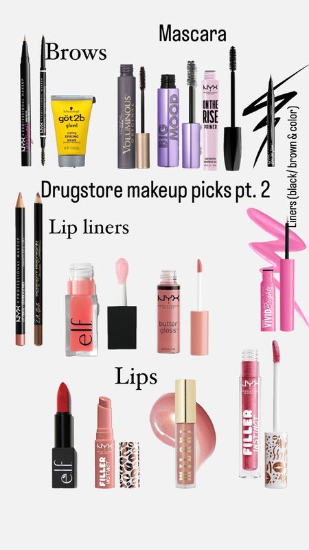 The best (imo) drugstore mascara, brows & lip products 

#LTKstyletip #LTKsalealert #LTKbeauty