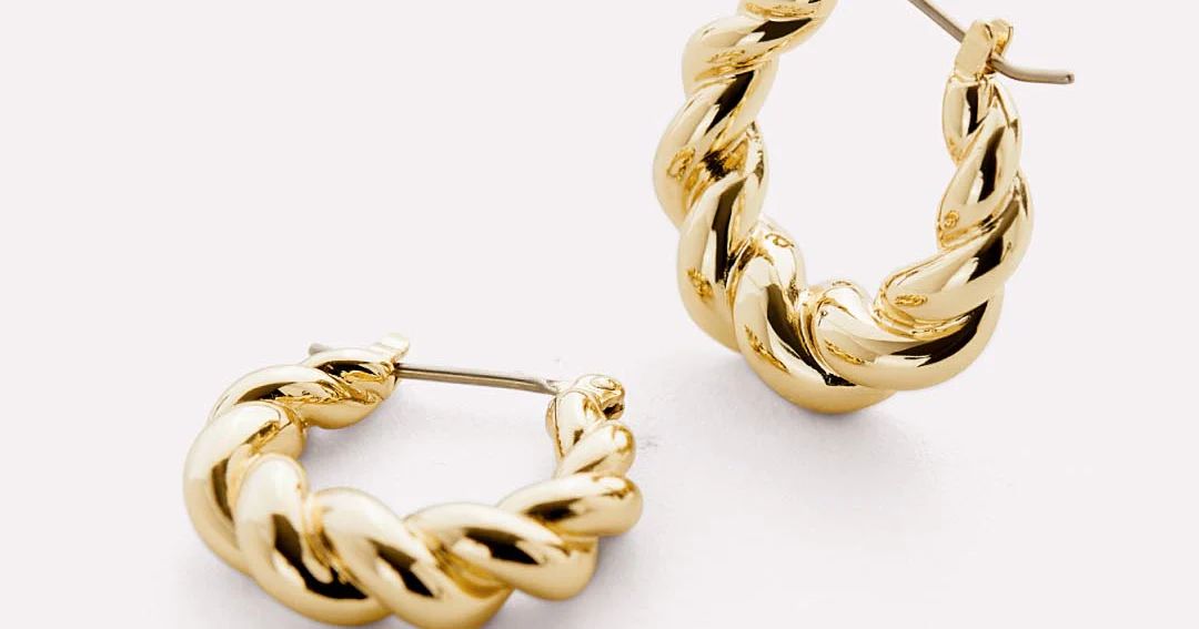 Twisted Hoop Earrings - Paris | Ana Luisa