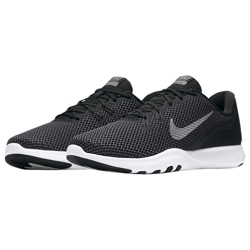 Nike Flex Trainer 7 - Womens - Black/Metallic Silver/Anthracite/White | Six:02