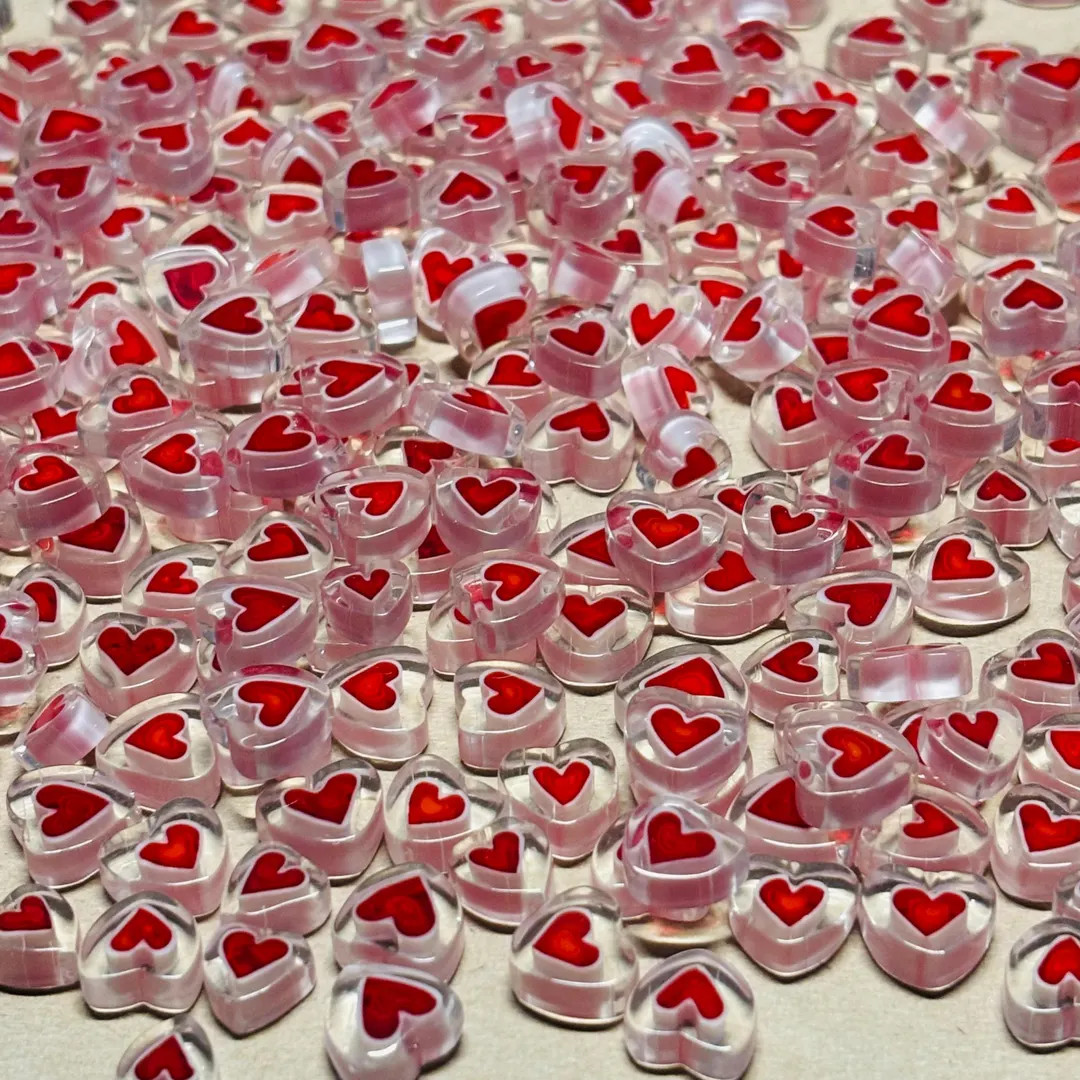 25 Millefiori Glass Heart Cabochons | Etsy (US)