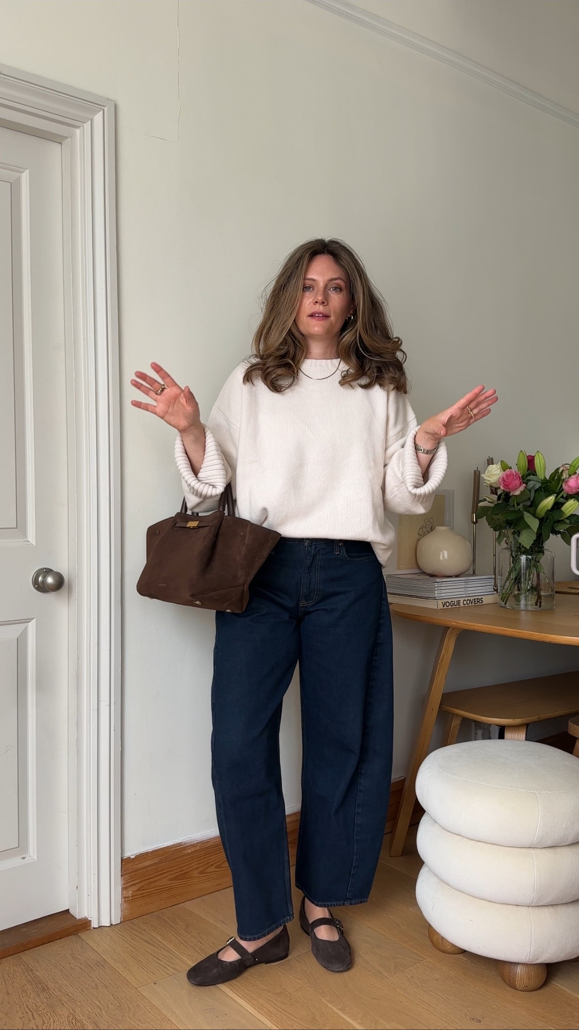 Wearing the colour - RINSE 
I’m wearing size 29 R 🤍