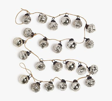 Mouth Blown Ornament Garland - 6' | Pottery Barn (US)