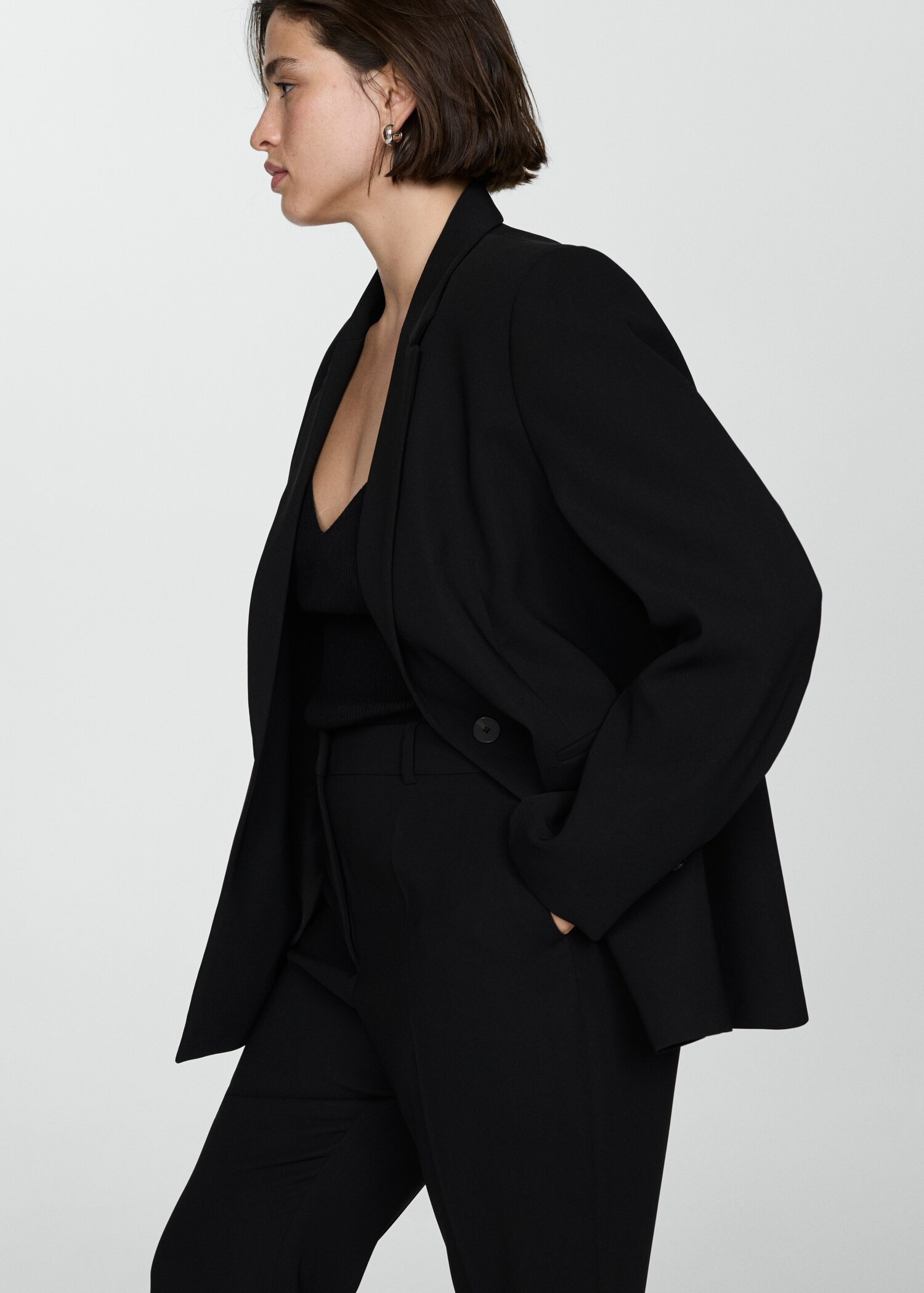 Wideleg suit pants - Women | MANGO USA | Mango (US/MX/AU)