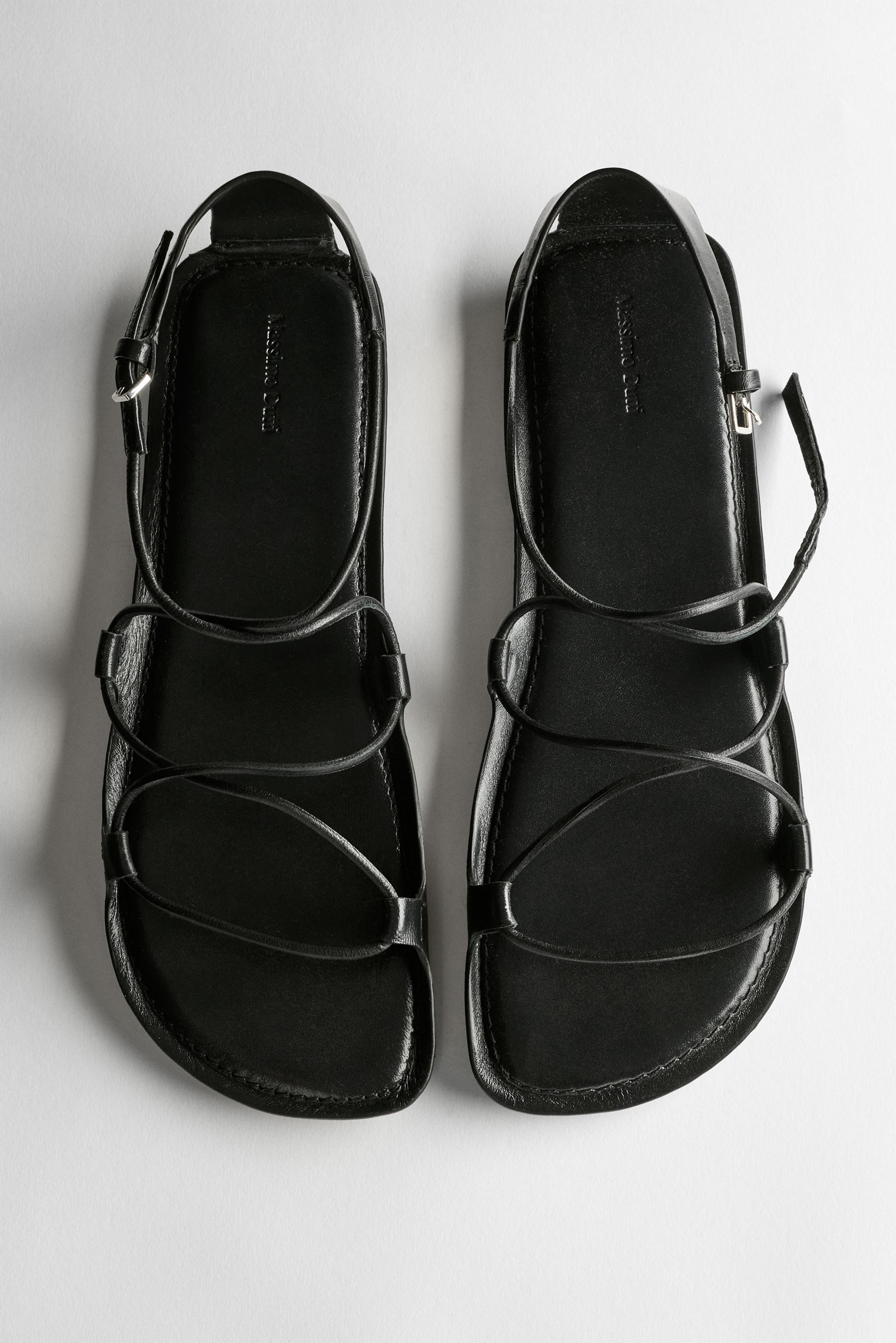 Flache Riemchensandalen | Massimo Dutti DE