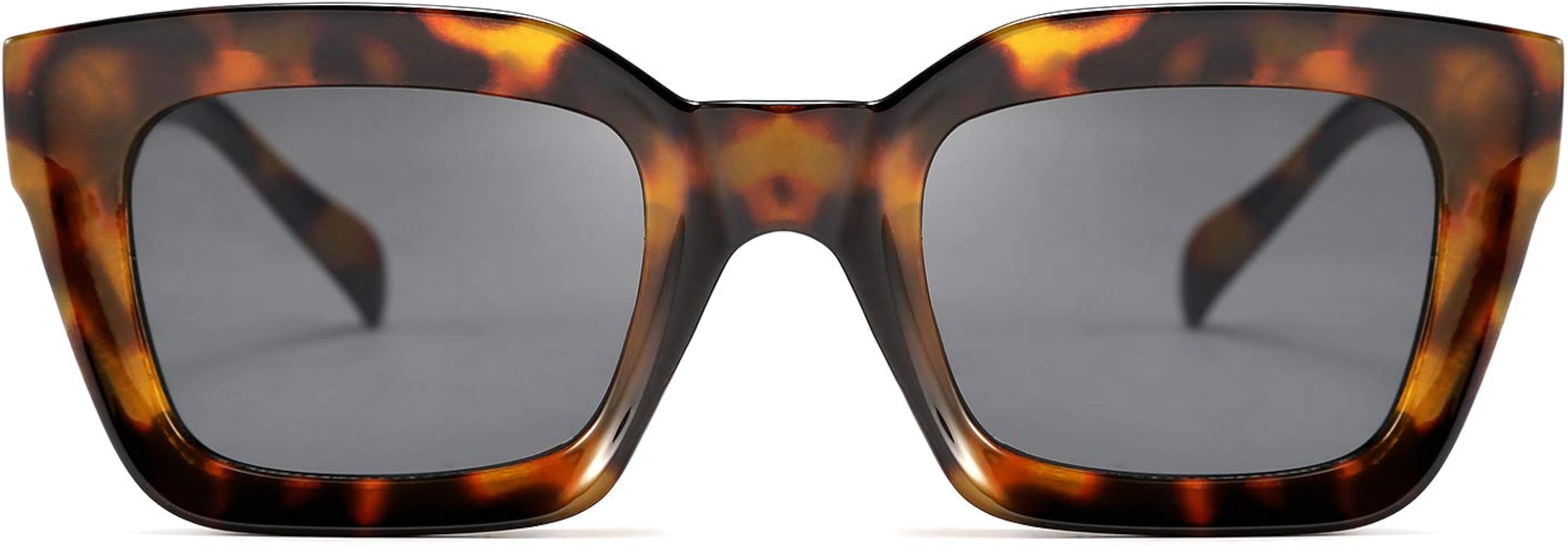 FEISEDY Classic Women Sunglasses Fashion Thick Square Sun Glasses Chunky Frame UV400 B2471 | Amazon (US)