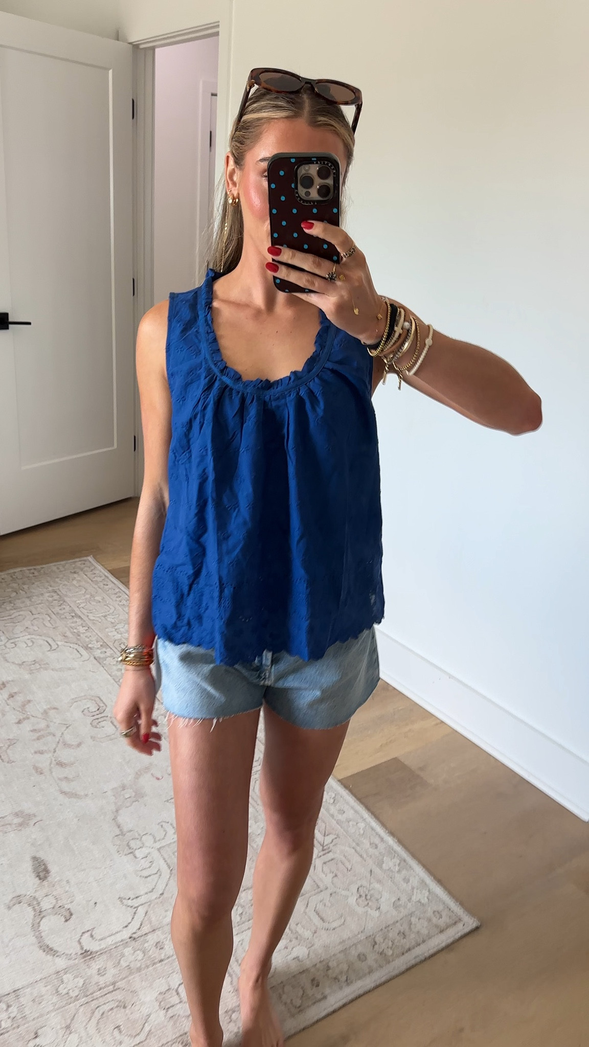 Amazon size small Tankaneo Womens Eyelet Tank Top Summer Floral Embroidered Scoop Neck Babydoll Tops Sleeveless Casual Vacation Shirts

#LTKootd #LTKSaleAlert #LTKSeasonal