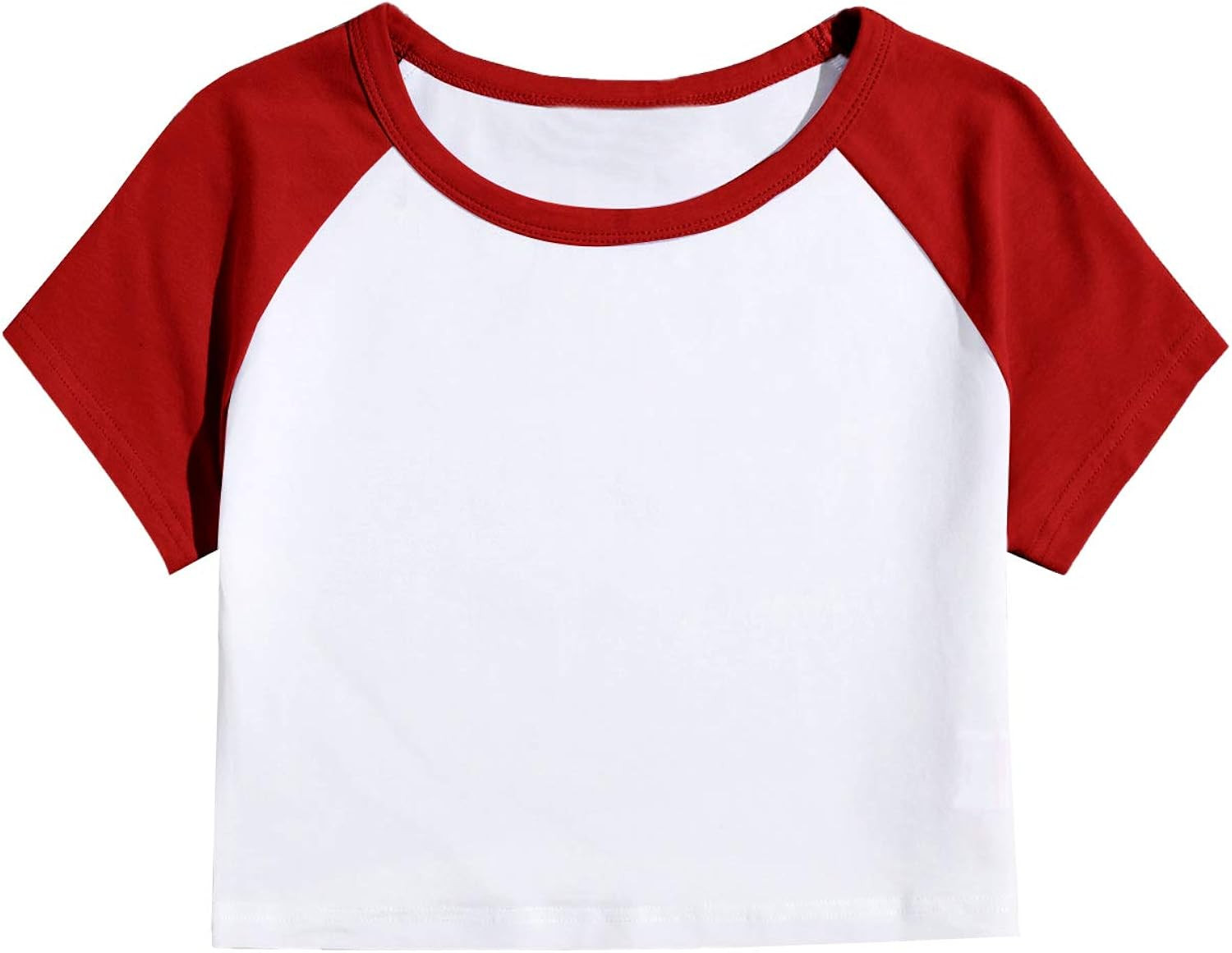 SweatyRocks Women's Embroidered Crop Top Short Sleeve T Shirt | Amazon (US)