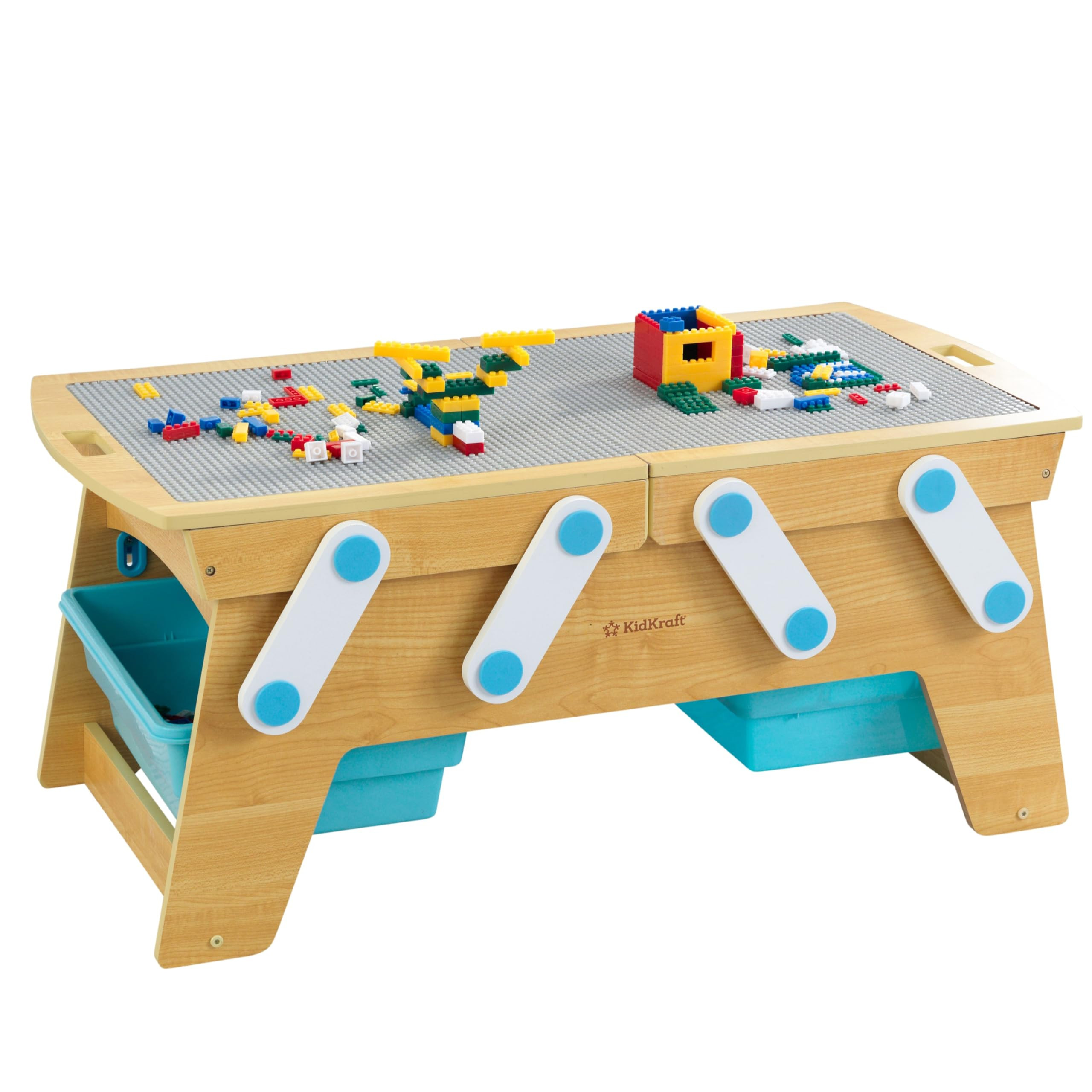 KidKraft Building Bricks Play Table with Storage and 200+ Bricks | Amazon (CA)