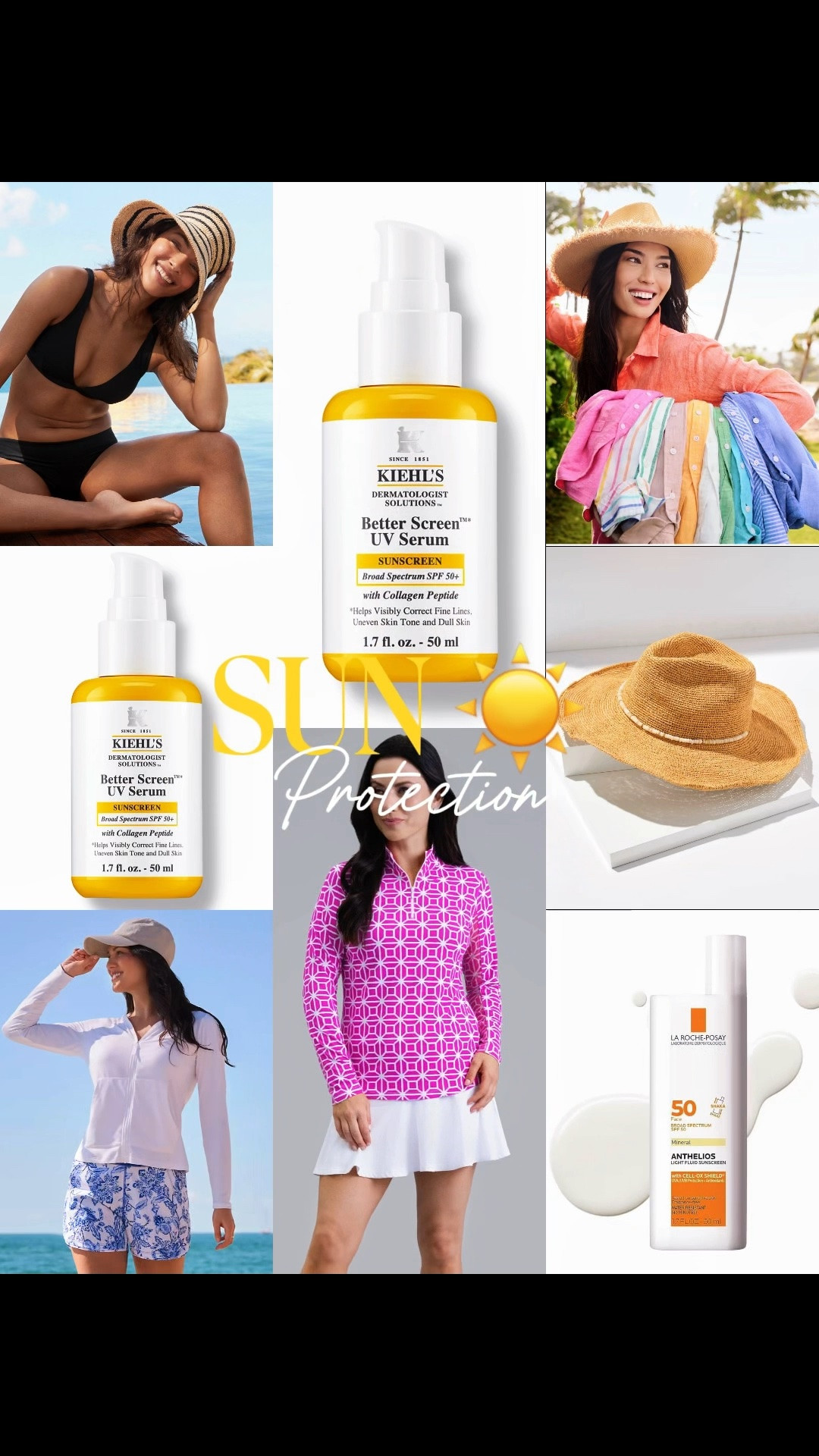 Nothing ages our skin faster than the sun! I put on sunscreen daily as part of my skincare routine. I also wear an SPF shirt and hat whenever I am going to be outdoors for longer than 15 minutes. Here are some of my favorites.

#LTKOver40 #LTKActive #LTKSwim