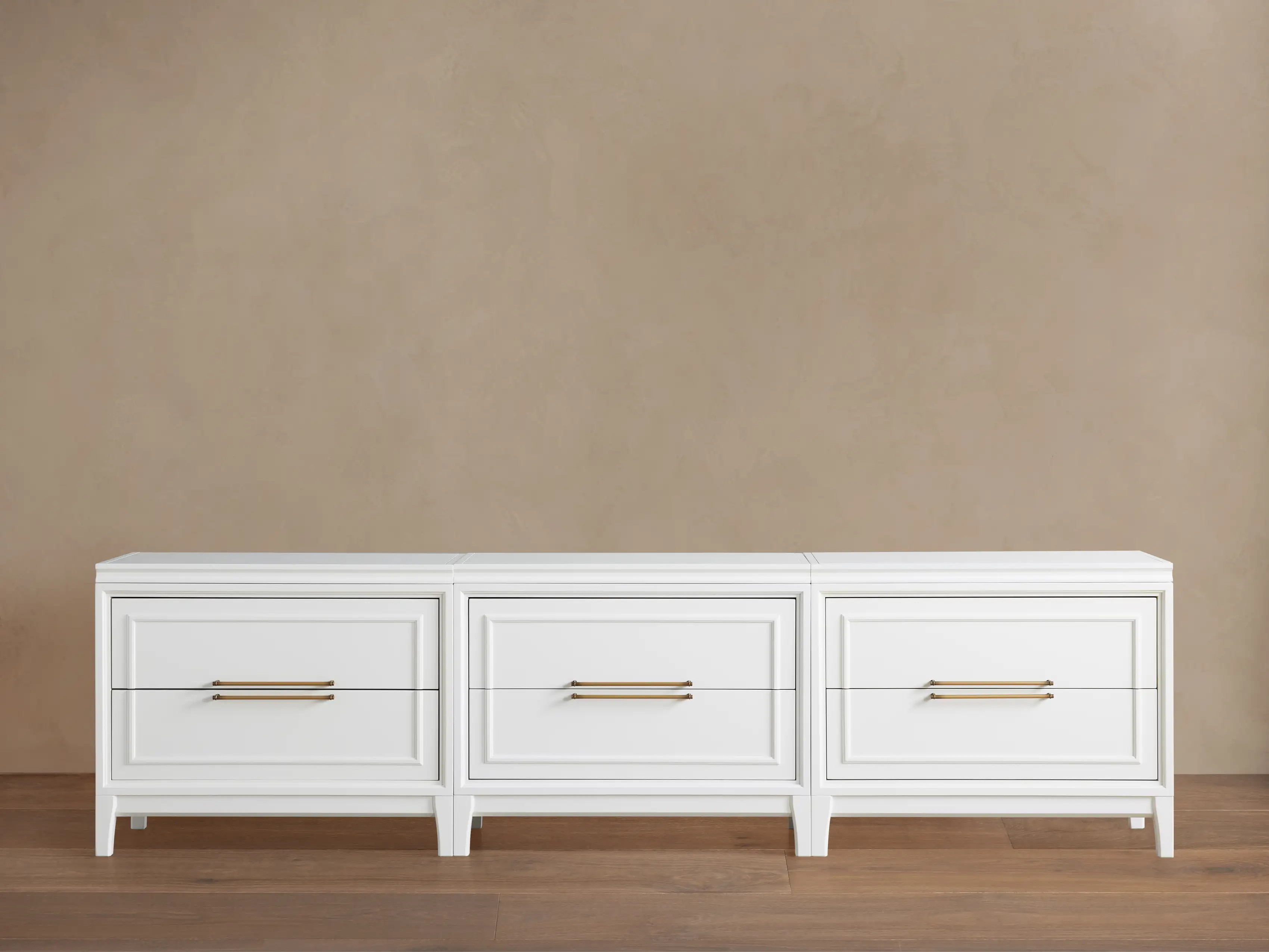 Rowan Modular Media Console with Drawers | Arhaus