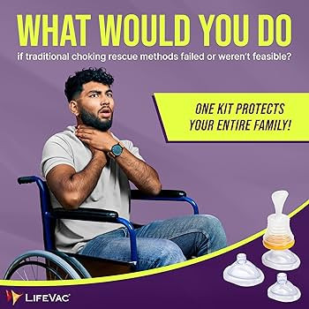 LifeVac Yellow Travel Kit - Portable Suction Rescue Device, First Aid Kit for Kids and Adults, Po... | Amazon (US)