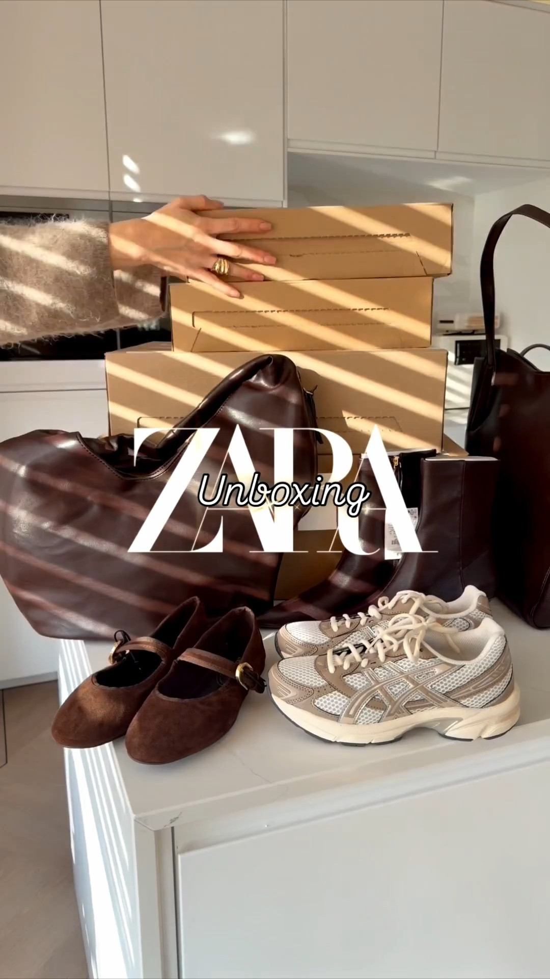 New ZARA (and a few mango and asics items!) unboxing 💙🤎 think chocolate brown layers, soft blue denim, cosy knits, a suede bomber, a leather jacket moment, neutral sneakers and everyday boots that go with literally everything. 🍂✨

Like this post to save it to your favourite folder and come back later to shop.

ZARA unboxing, brown suede bomber jacket, leather bomber jacket, chocolate brown cardigan, striped shirt layering, light blue knit top, straight leg jeans, blue denim jeans, neutral sneakers, beige trainers, ankle boots brown, everyday shoulder bag, autumn outfit ideas, capsule wardrobe essentials, neutral outfits, fall layering, casual chic outfits, everyday basics, minimalist style

#LTKSeasonal #LTKWorkwear