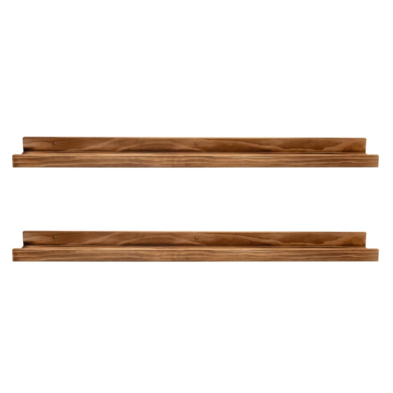 AZSKY Rustic Wood Floating Shelves for Nursery Books Long Wall Bookshelf Photo Picture Ledge Shel... | Amazon (US)