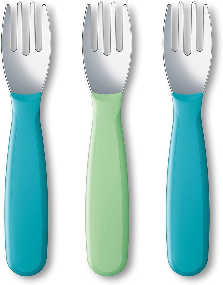 NUK Kiddy Cutlery Forks, 3 Pack, 18+ Months | Amazon (US)