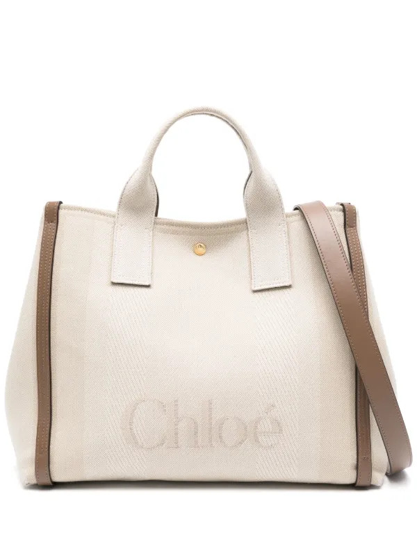 Chloé Large Carry Tote Bag | Neutrals | FARFETCH | Farfetch Global