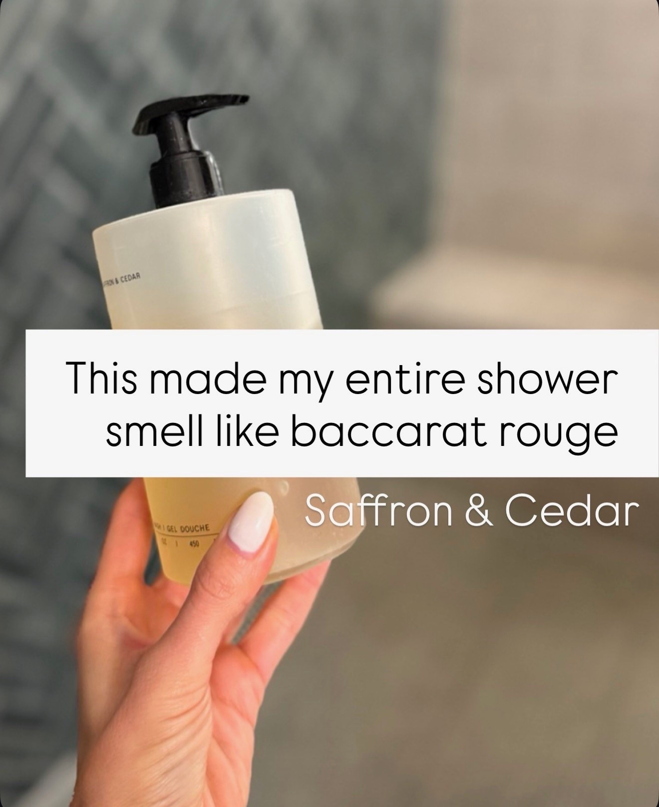 If you love that warm, luxe Baccarat inspired scent, you need this in your shower routine ✨ The scent fills the entire shower and lingers in the best way. One of those little everyday upgrades that makes getting ready feel extra.

body wash, saffron and cedar, shower favorites, luxury beauty finds, baccarat inspired scent, self care routine, beauty favorites, shower routine, everyday luxury, fragrance lover, annabrstyle

#LTKBeauty #LTKSeasonal #LTKOver40