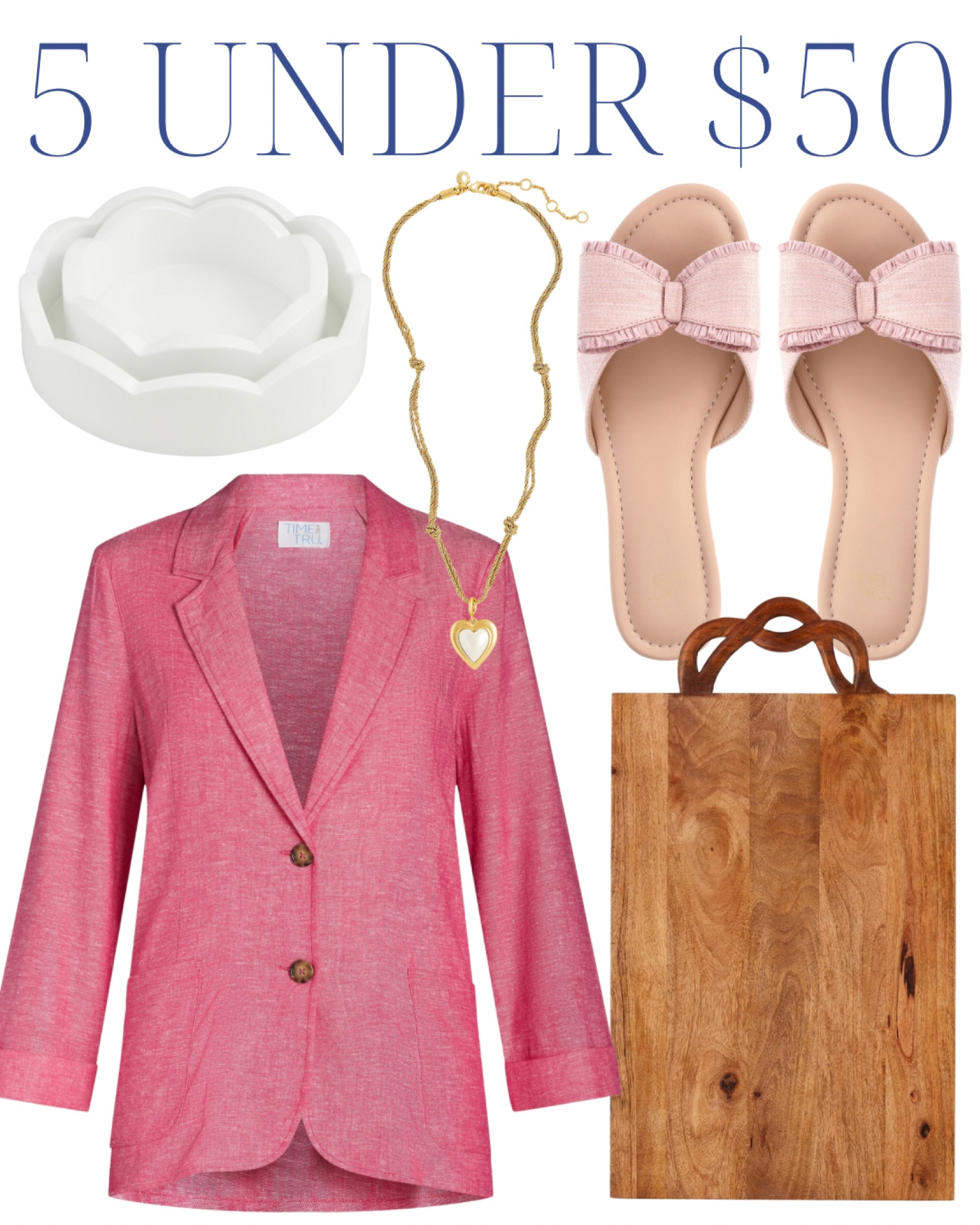 5 finds under $50! Love these affordable decor and style pieces! 