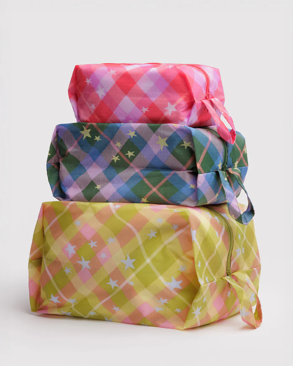 3D Zip Set - Star Plaid | ban.do