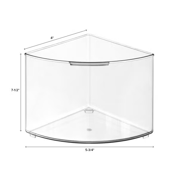 Everything Organizer Deep Turntable with Removable Bins | The Container Store