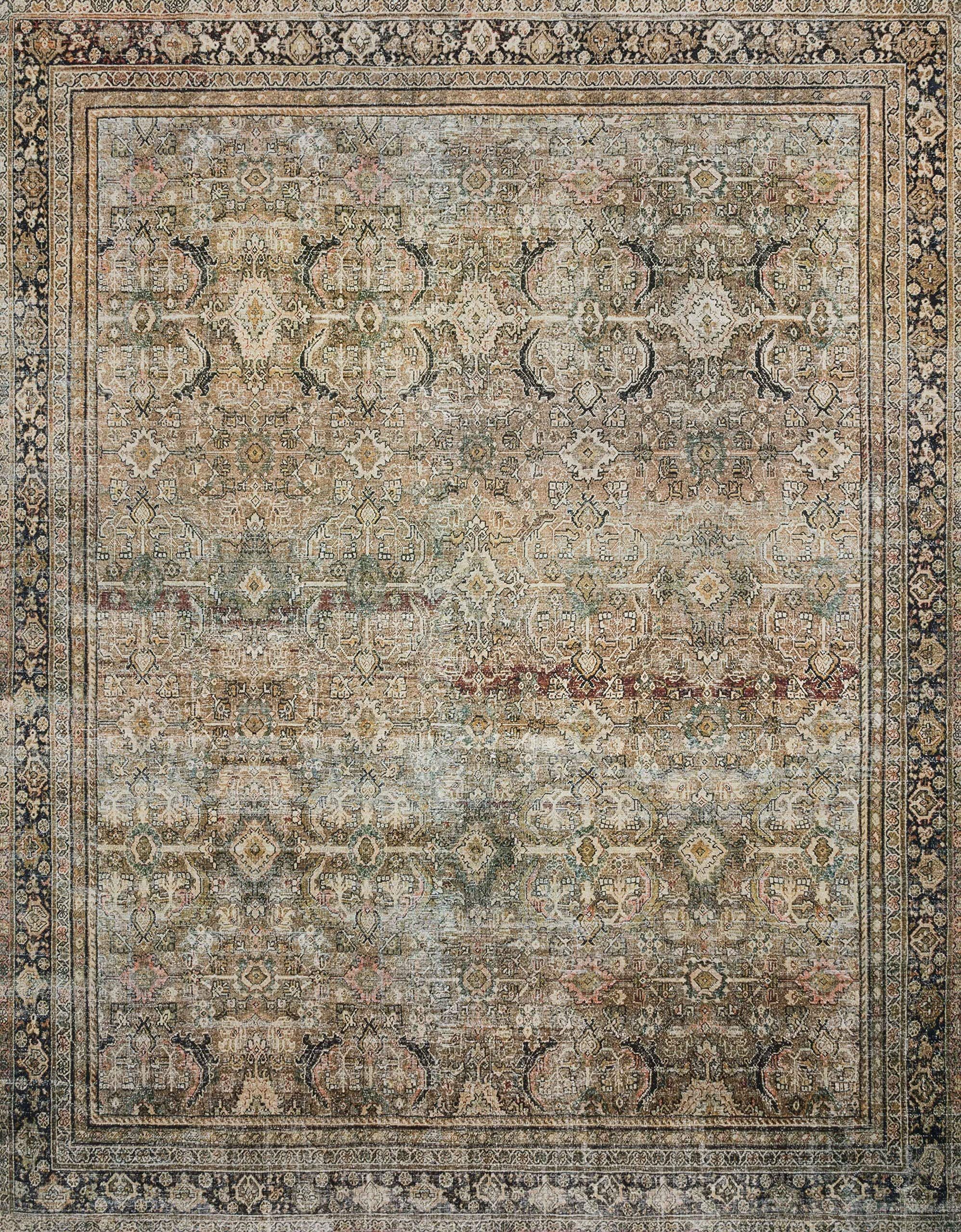 Loloi II Layla LAY-03 Olive Traditional Area Rug 7'-6" x 9'-6" | Amazon (US)