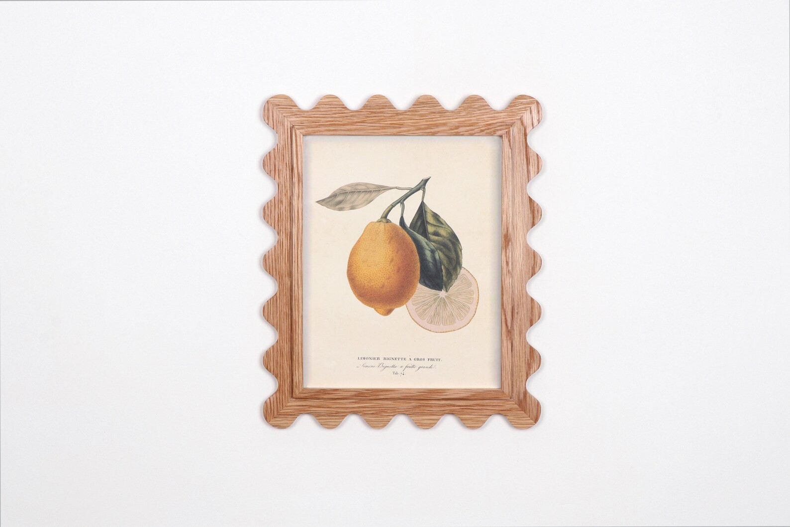 8x10 Wooden Picture Frame, Unique Scallop Design, Rustic Home Decor, Elegant Wooden Frame, Farmho... | Etsy (US)