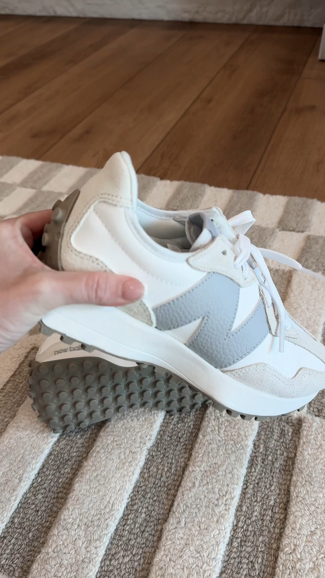 New Color Drop! Neutral/Grey New Balance with a greige sole! 