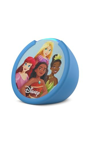 Amazon Echo Pop Kids (newest model), Designed for kids, Designed for Alexa+, parental controls, Includes 6 months of Amazon Kids+, Disney Princess | Amazon (US)