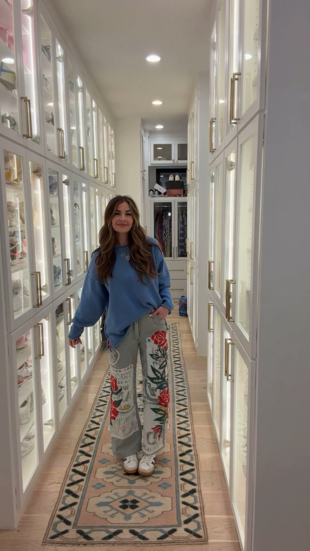 here for all the 2000s coming back,  patchwork denim is slightly oversized. size down if in between, I am wearing size 25. sweater is a size small 

#LTKgrwm #LTKootd #LTKvlog