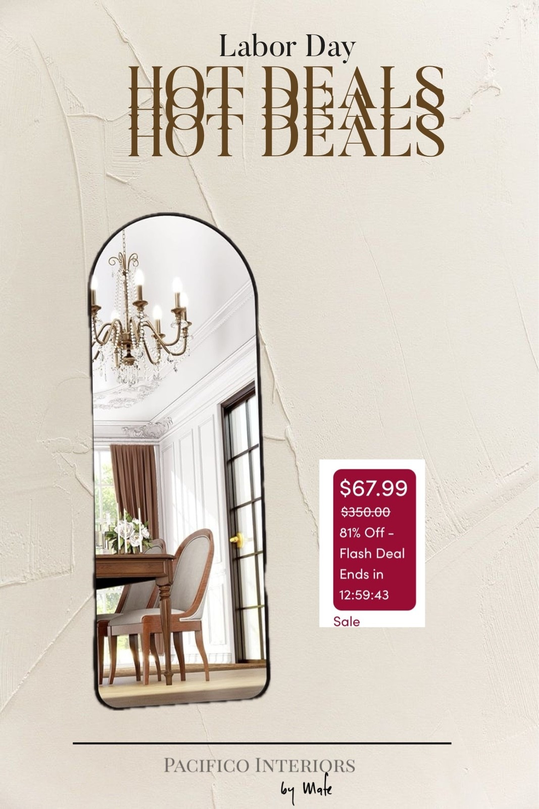Great size mirror on SALE ! #mirror #laborday #sale #floormirror 

#LTKSaleAlert #LTKHome #LTKFindsUnder100