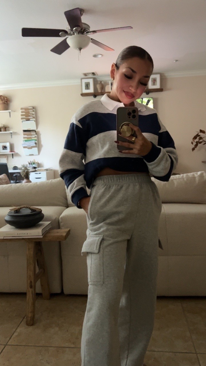 Cozy fits for home. When you don’t wanna dress up but still look cute. I love these sweat pants. They're my less expensive version for the Aritzia sweats! 

#LTKSeasonal #LTKFallSale #LTKStyleTip