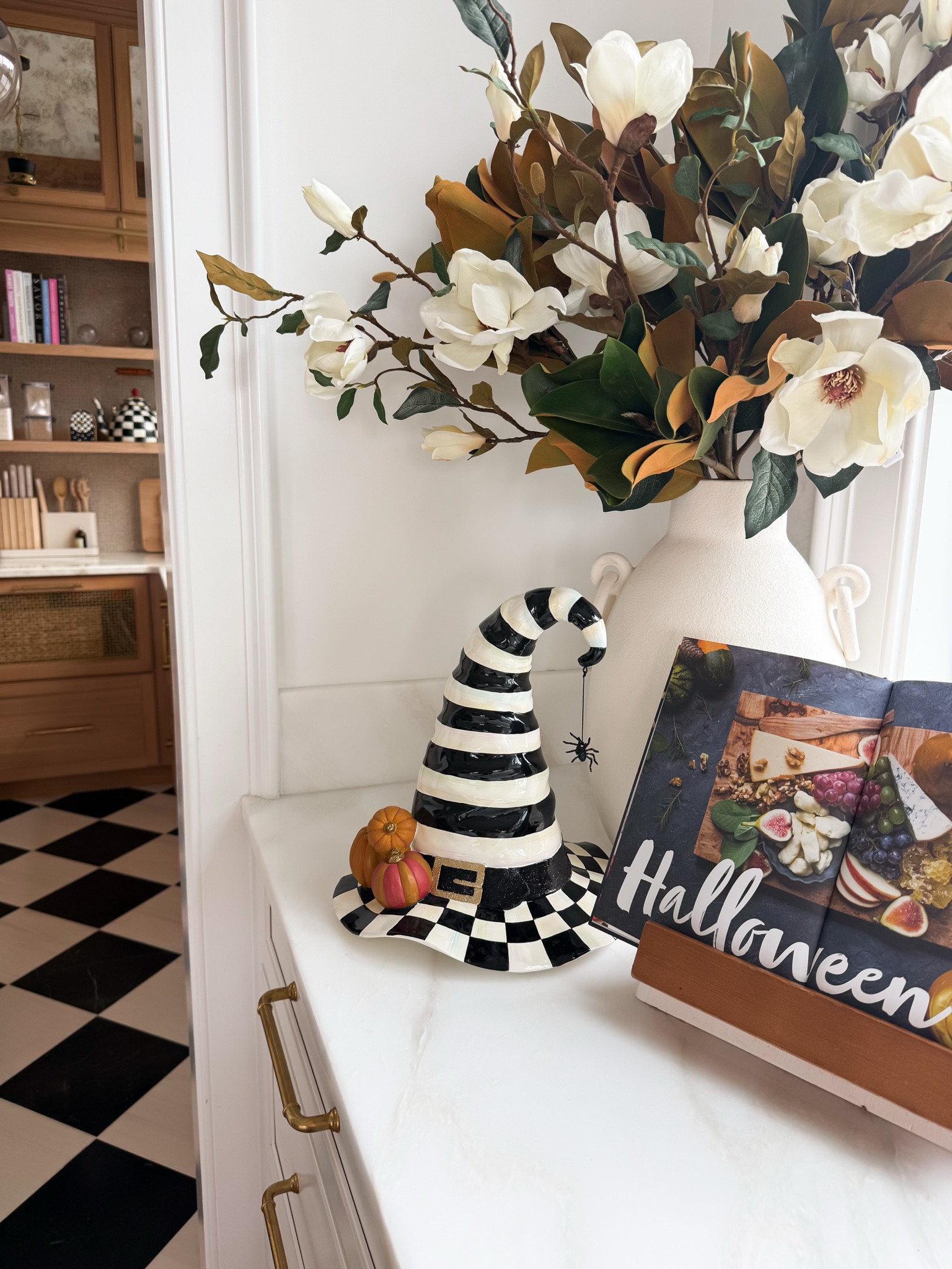 How adorable is this little witch hat decoration?!? 

 #MCPartner #LTKHome #LTKSeasonal #LTKdayinmylife