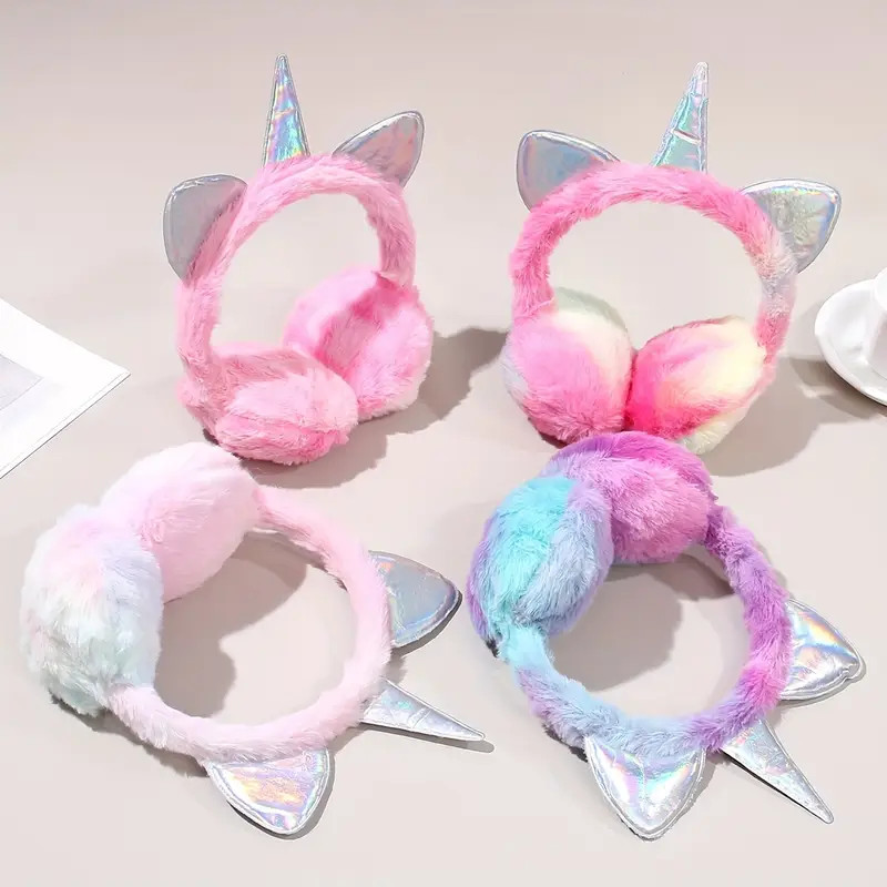 1pc Winter Unicorn Earmuffs Warm Ear Covers With Sequins,Cute Ear Protection Warm And Cold Plush ... | Temu Affiliate Program