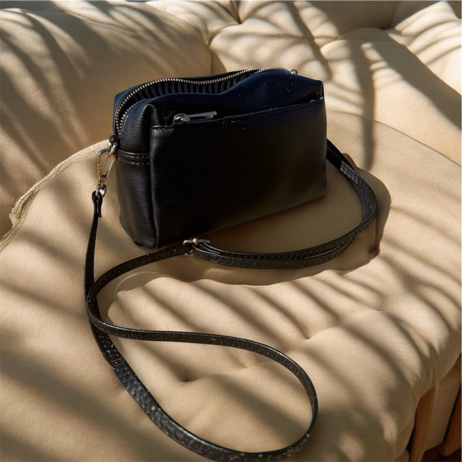 The perfect little black purse 🖤 it goes with everything. This everyday black handbag is the ultimate wardrobe staple—minimal and versatile. #littleblackpurse #blackhandbag #everydaybag #wardrobebasics #classicstyle #ltkfinds