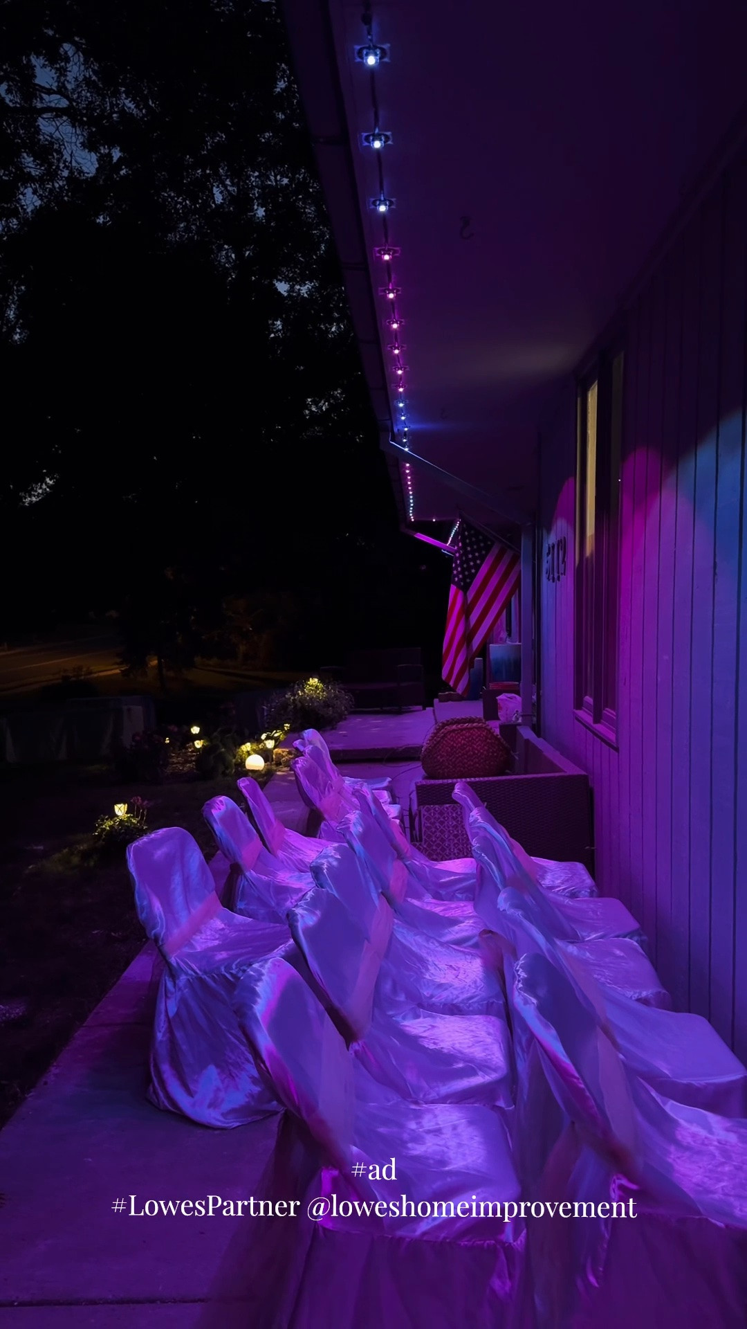 #ad Permanent lights have become one of my favorite home upgrades and I don’t just use them for Christmas. 

In the last two weeks alone, they've gone from red, white & blue for the Fourth.. to pink and blue for our Gender Reveal  and then ALL PINK in honor of our baby GIRL! 

Being able to change the colors for every season, holiday, or milestone has made them so much more than "Christmas lights." 

And if you've been thinking about installing permanent lights, summer is the perfect time—no snow, no ice, and you'll be ready to enjoy them all year long.

Thanks to Lowe’s for partnering with us on a product that's become part of so many of our favorite memories. 🩷

#LowesPartner @LowesHomeImprovement #PermanentLights #ChristmasLights #GenderReveal

#LTKBaby #LTKHome #LTKSeasonal