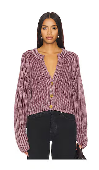 Free People Sweet Nothing Cardi in Mauve. - size XS | Revolve Clothing (Global)