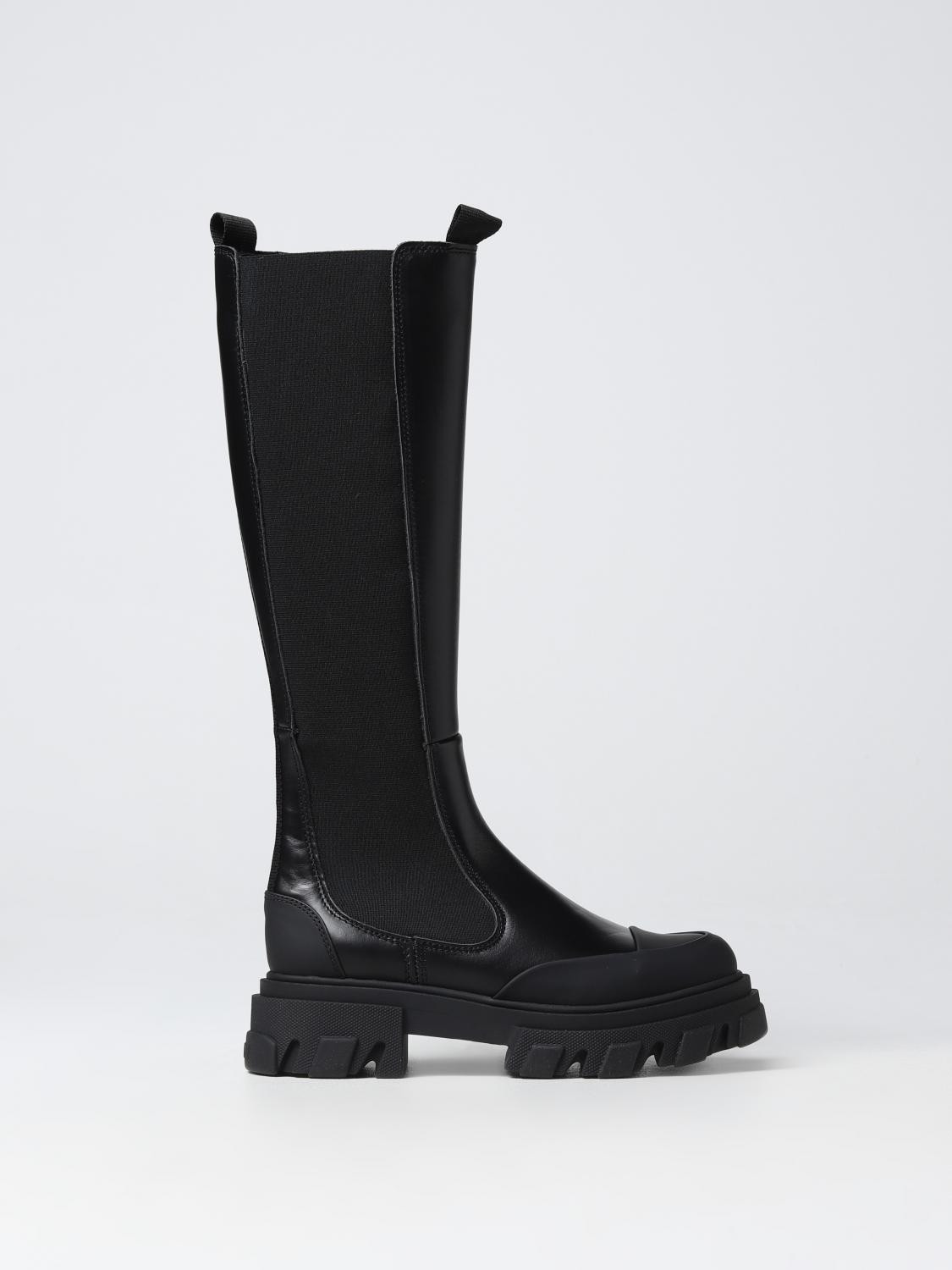 Boots GANNI Woman colour Black | Giglio.com - Global Italian fashion boutique