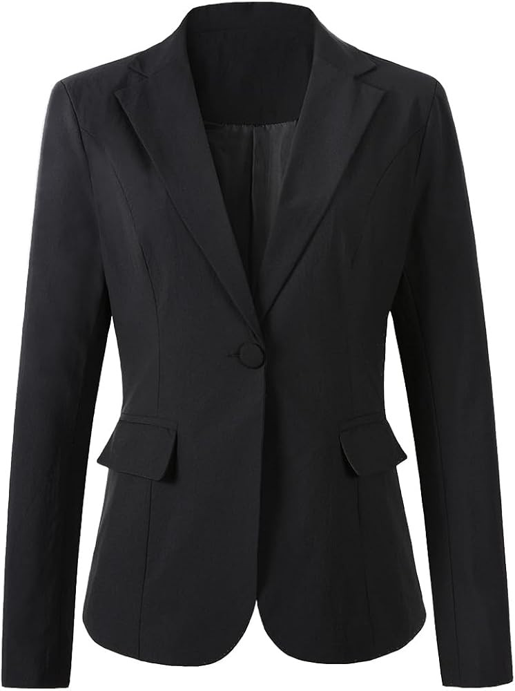 Beninos Womens Business Casual Blazer Office Work Solid Suit Jacket | Amazon (US)