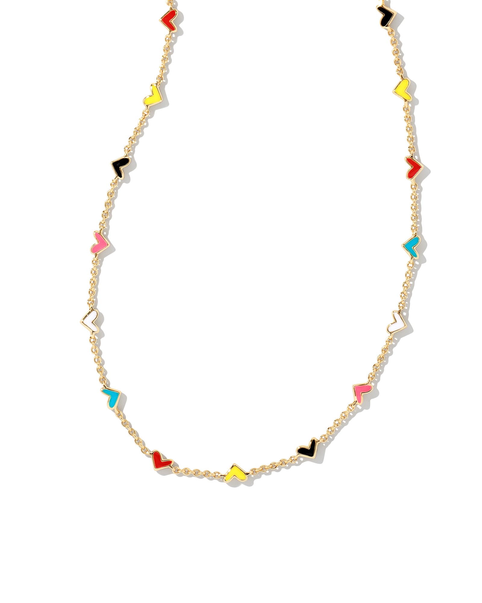 Haven Heart Gold Strand Necklace in Multi Mix | Kendra Scott