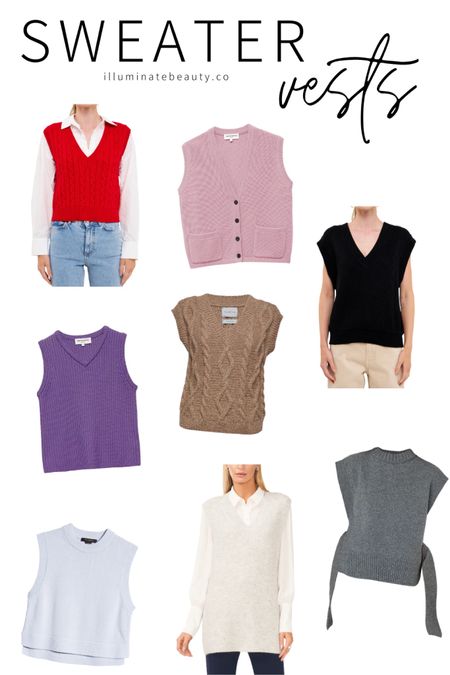 Sweater Vest Options 

#LTKSeasonal #LTKstyletip
