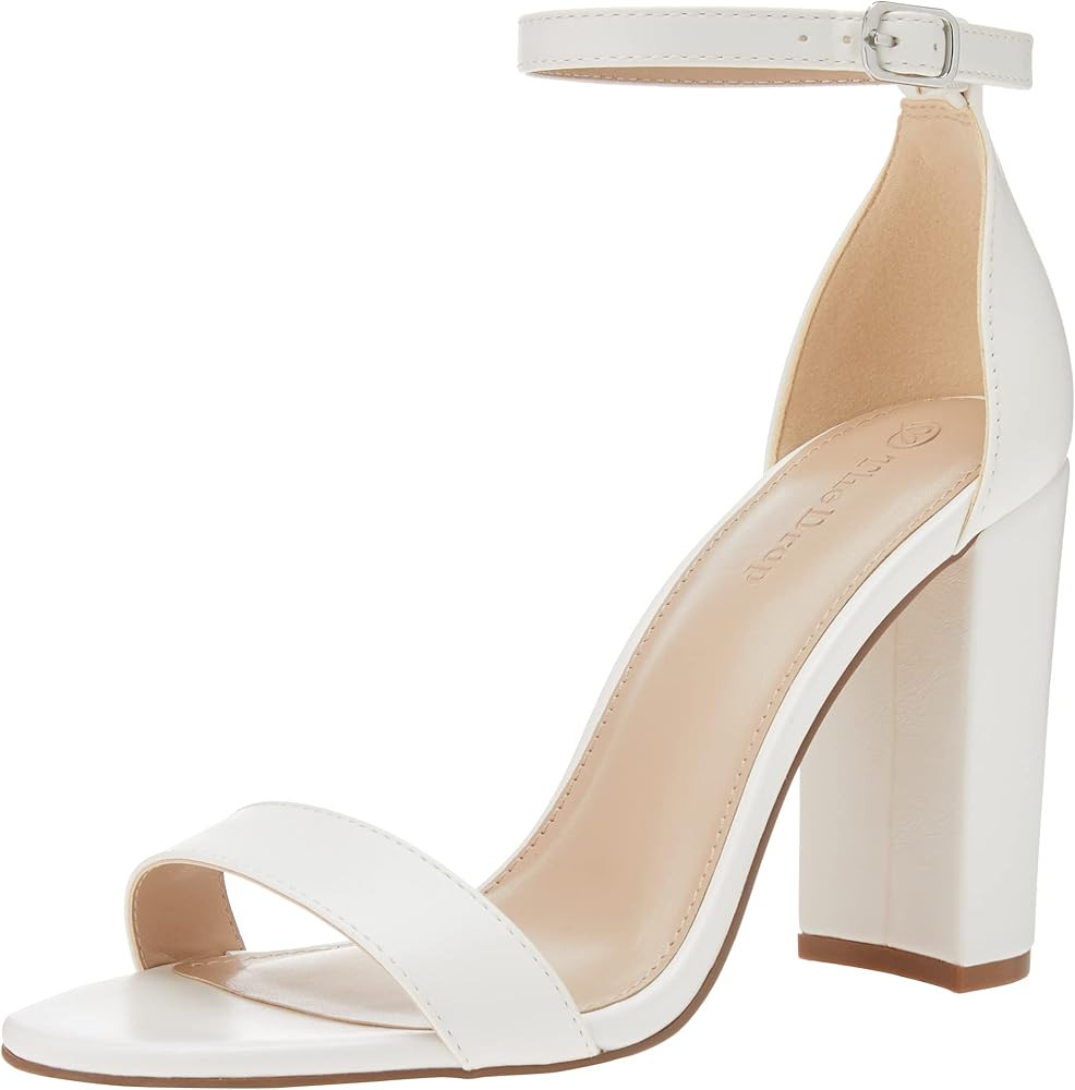 The Drop Women's Rebecca Strappy High Block-Heel Sandal Heeled | Amazon (US)
