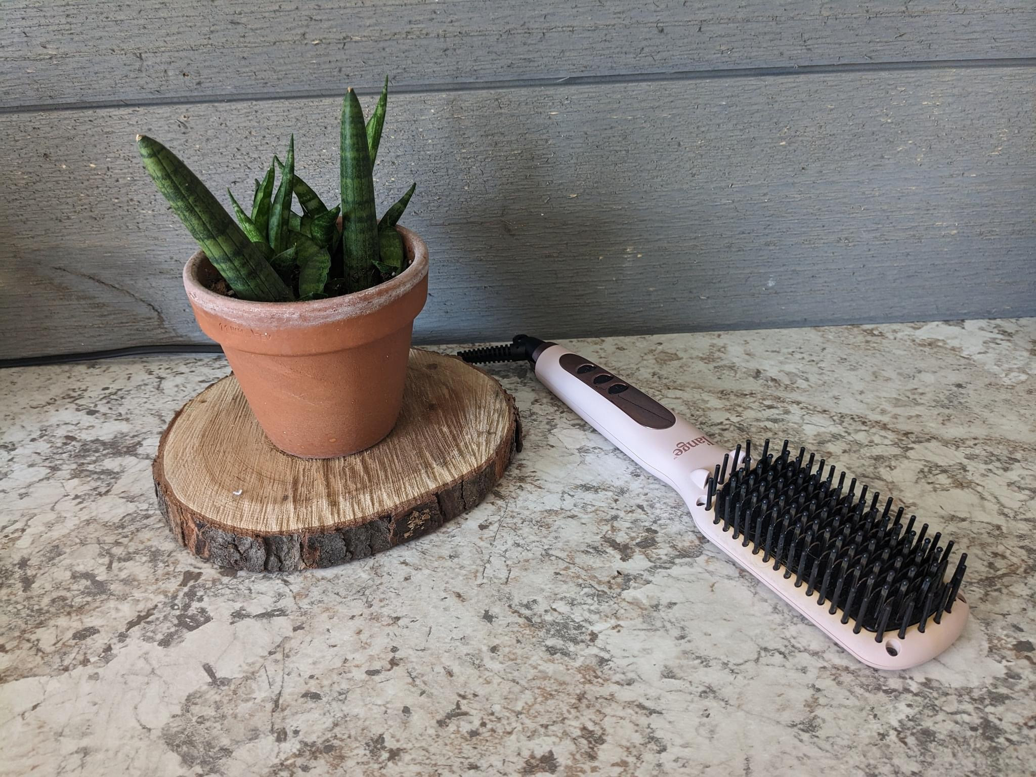 Hair brush straightener 
Fashionablylatemom 
Fashionably late mom 
Amazon find