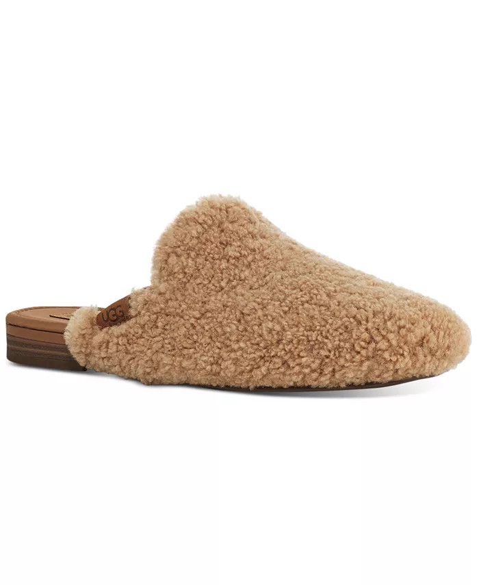 UGG® Women's Janaya Cozy Genuine Sheepskin-Topped Mules & Reviews - Mules & Slides - Shoes - Mac... | Macys (US)