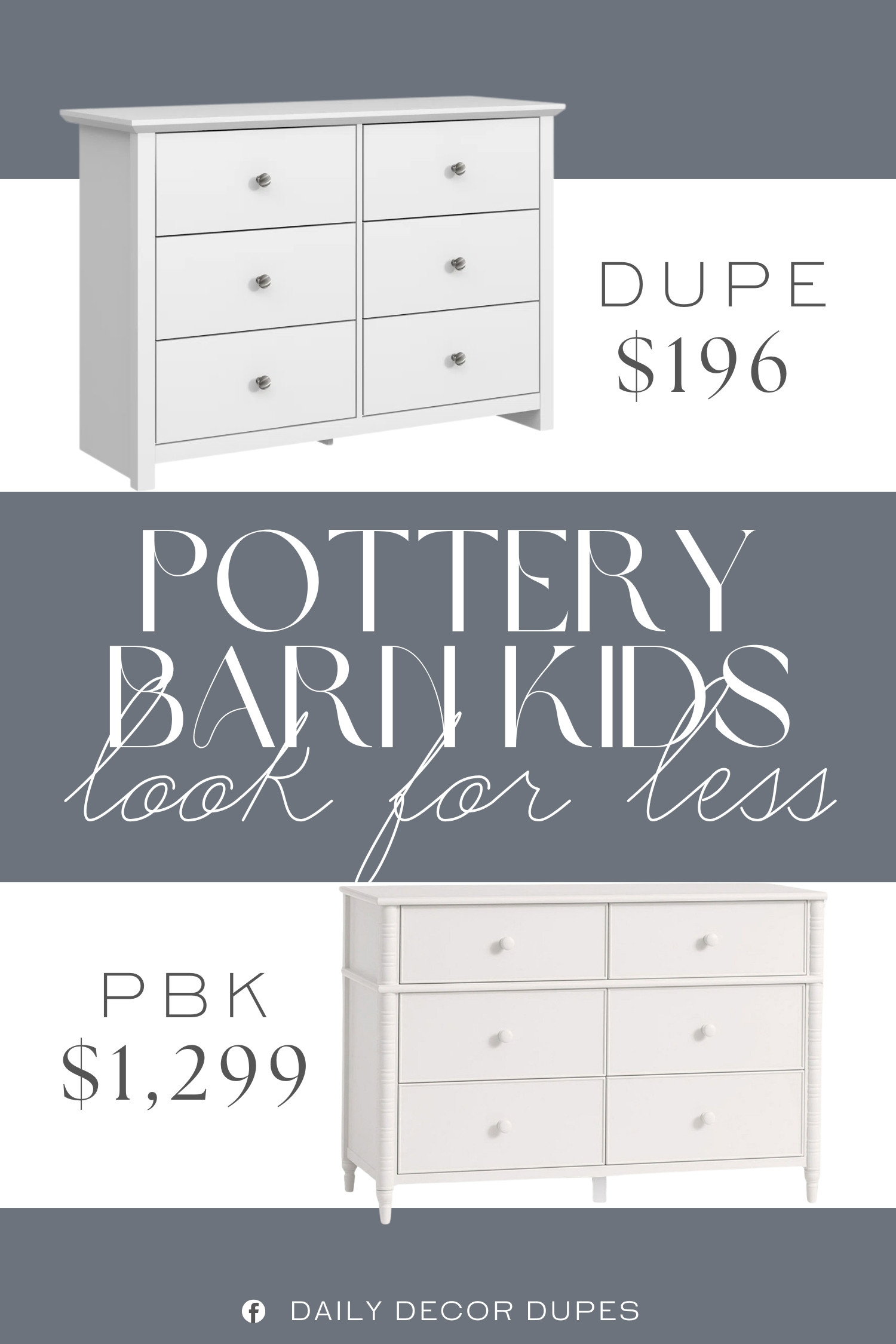 Inspired by Pottery Barn Kids 6-Drawer Dresser. Kids Double Dresser. Modern Kids Dresser. Contemporary 6-Drawer Dresser. Wide Bedroom Dresser. Solid Wood Style Dresser. Modern Farmhouse Dresser. Sleek Bedroom Dresser. 

Home more affordable option find copy cat similar look for less budget friendly affordable cheap cheaper beautiful pretty. Clearance sale coupon code discount code promo code luxury lookalike look a like Inspo inspiration inspired by idea ideas Love like these? I share multiple every day in my FB group.
#potterybarnkids #drawerdresser #bedroomstorage #moderndresser #woodfurniture #bedroominspo #kidsroomdecor #wooddresser #furniturefinds 

 #LTKHome