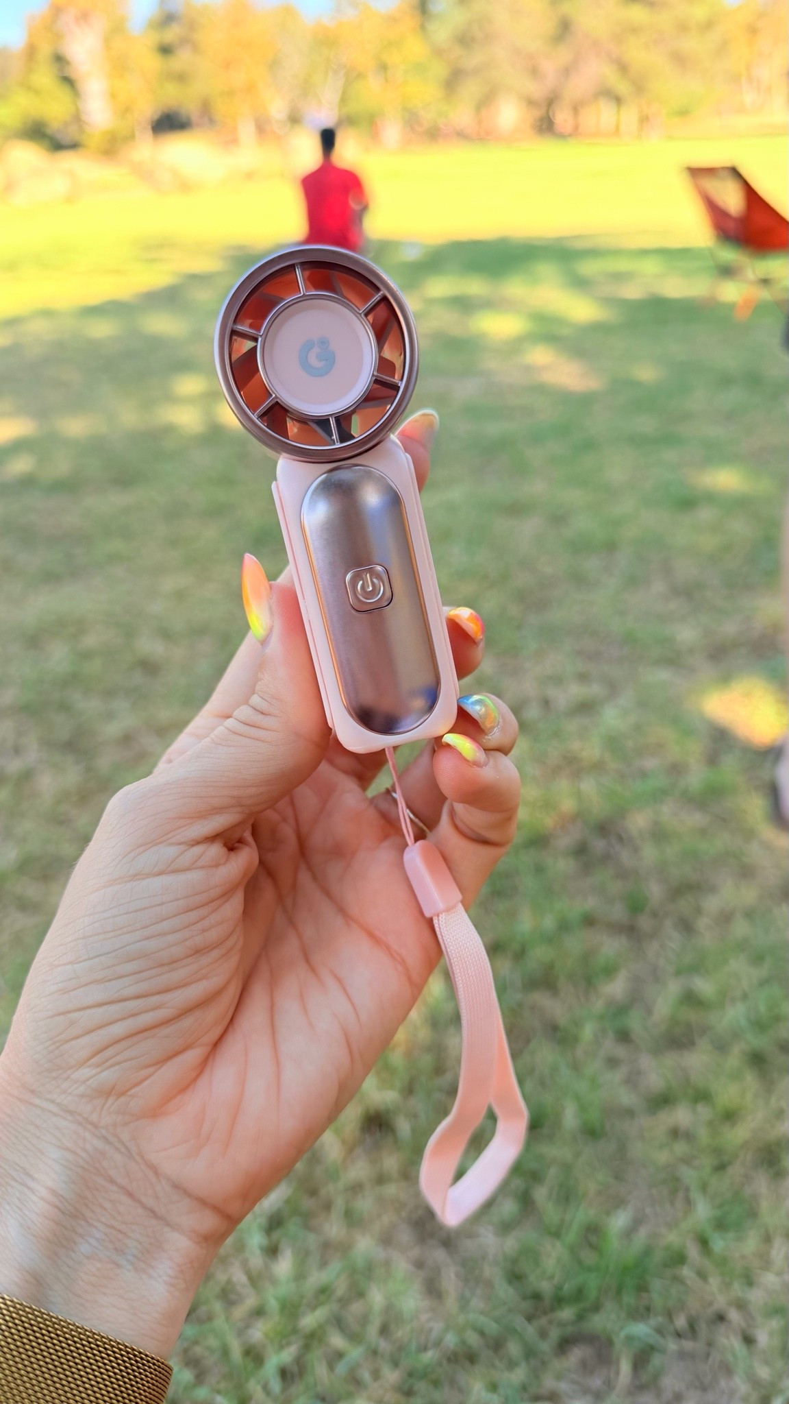 This pocket size fan is PERFECT for cooling off fast! It has 6 speeds, an LED display, lanyard, is very powerful AND rechargeable 👏🏻. For all my sports families, this is a must and comes in other colors if pink isn’t your jam 😉.

#LTKmomlife #LTKActive #LTKSaleAlert