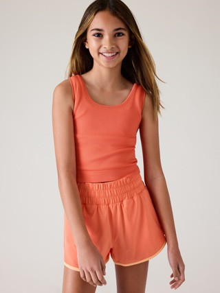 Athleta Girl Rise Above Rib Crop Tank | Athleta