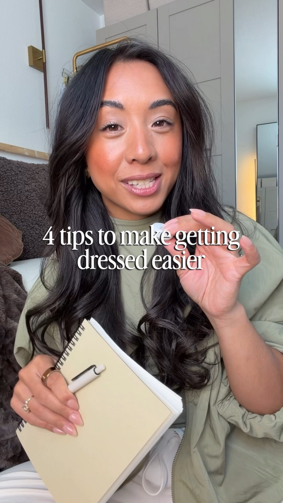 4 tips to simplify getting dressed in the morning 🤎

#LTKPetite #LTKgrwm #LTKootd