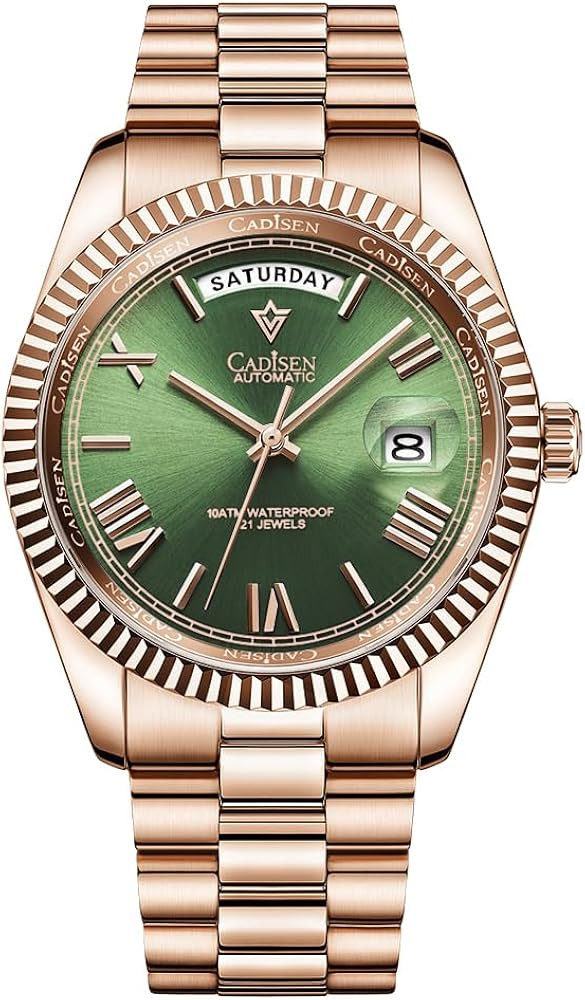 CADISEN Men’s Automatic Mechanical Watch Casual Watches for Men Waterproof Sapphire | Amazon (US)