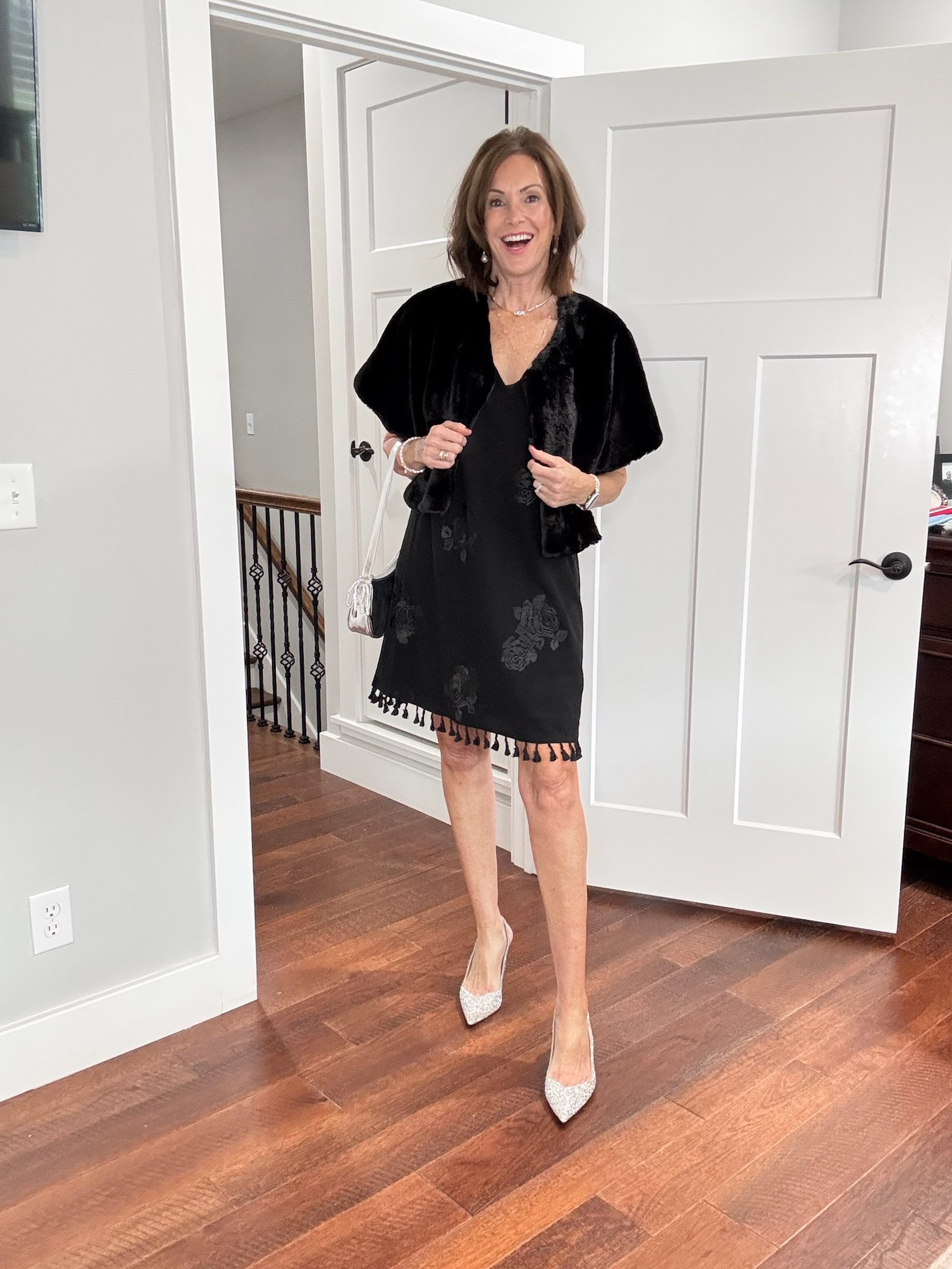 Little black dress for the holidays! Wearing a size 12 dress and large fur cape

Women’s fashion, what to wear for, sale alert, fashion over 40, fashion over 50, fall outfit ideas, winter fashion, winter styles, winter outfits, winter outfit inspo, holiday styles, holiday outfits, holiday outfit inspo, holiday fashion, trending fashion, chic style








#LTKootd #LTKOver40 #LTKHoliday