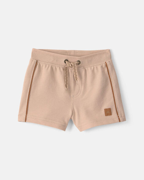 Baby Boy French Terry Shorts - Tan | Carter's Inc